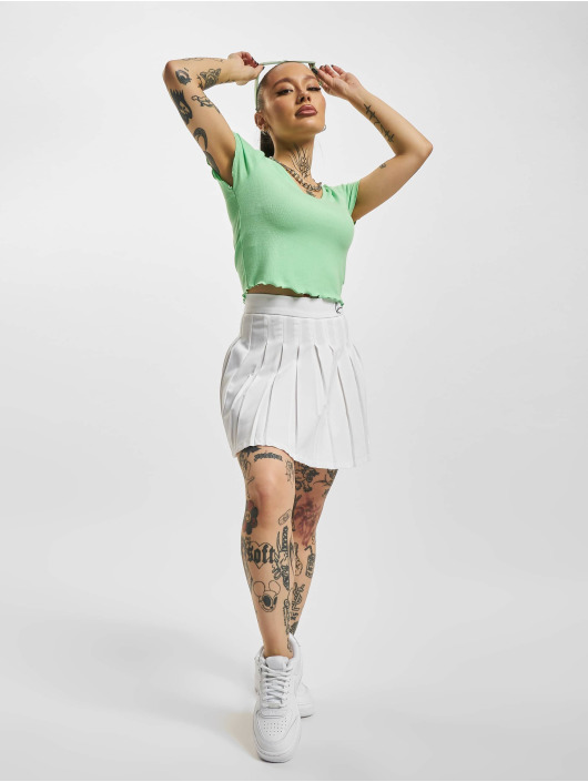 Only Tops sans manche Kika V Neck Crop vert